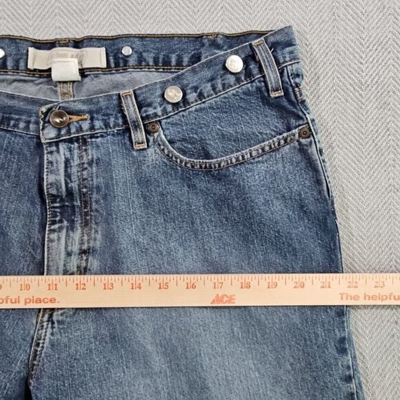 Urban Pipeline Jeans Men's W36xL30 Y2K Wide Leg Suspender Buttons Workwear - Picture 8 of 16